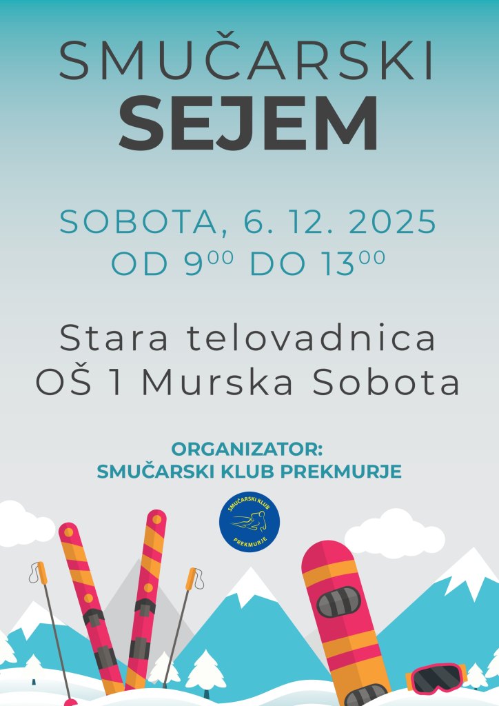 Smučarski sejem 2025 na OŠ I. Murska Sobota